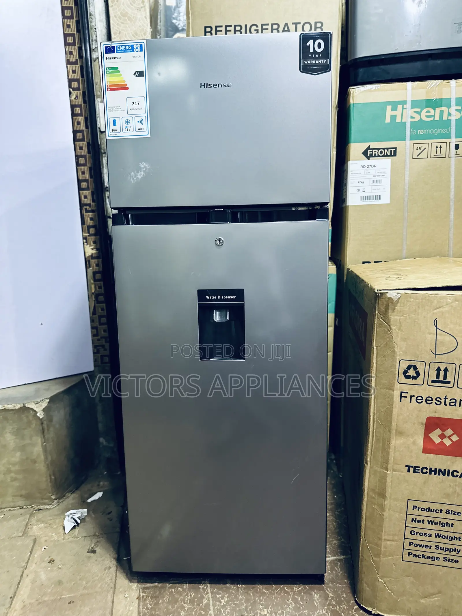 Hisense 270L Double Door Fridge