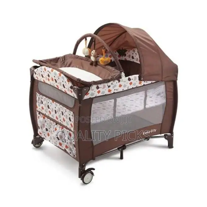 Portable Foldable 4 in 1 Convertible Toddler Playpen Cot