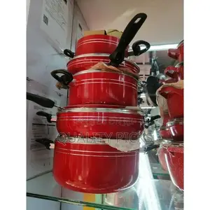 17 Pieces Non Stick Pots With Cutlery and Frying Pan
