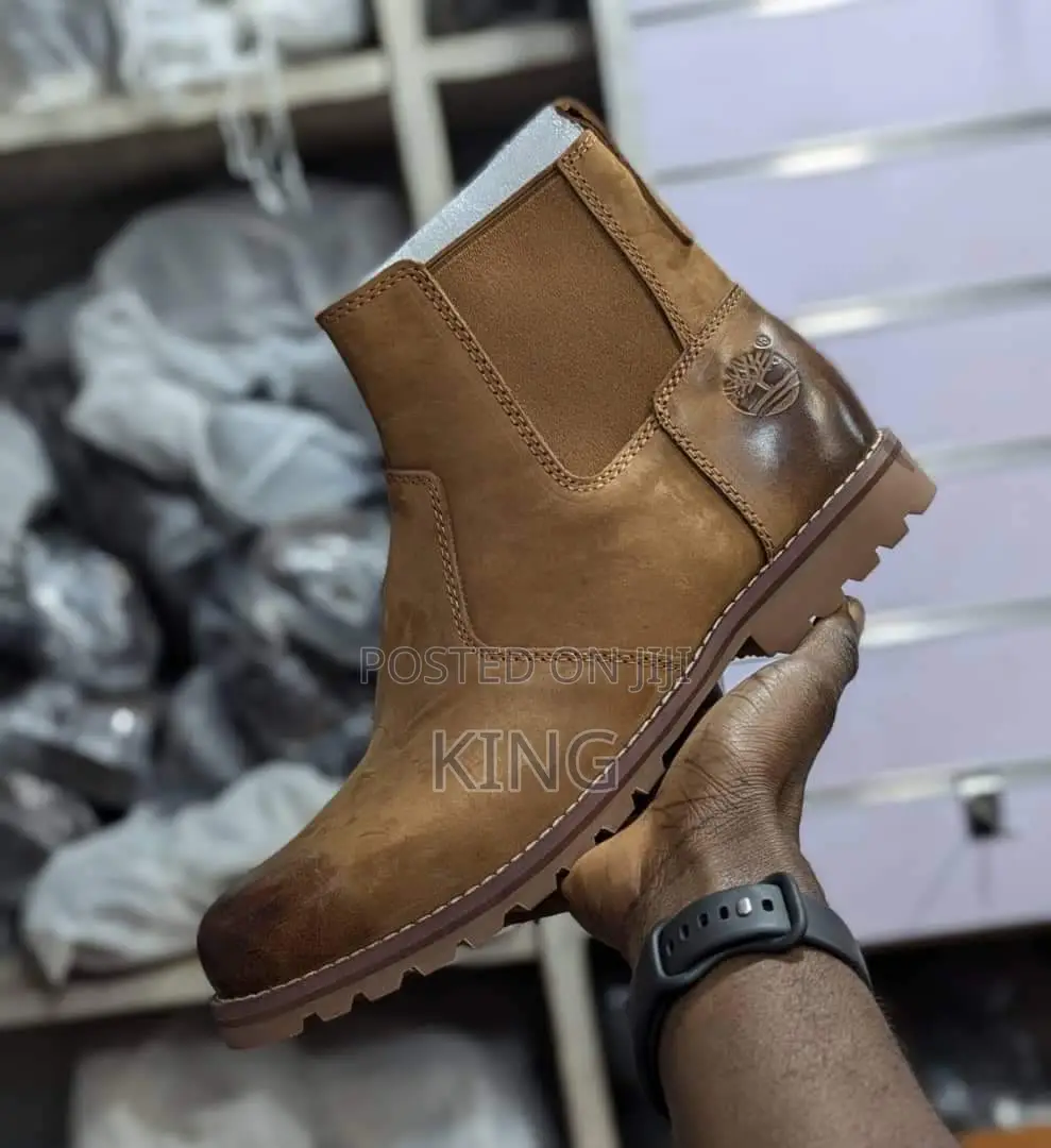 Brown Tenure Men Leather Boots