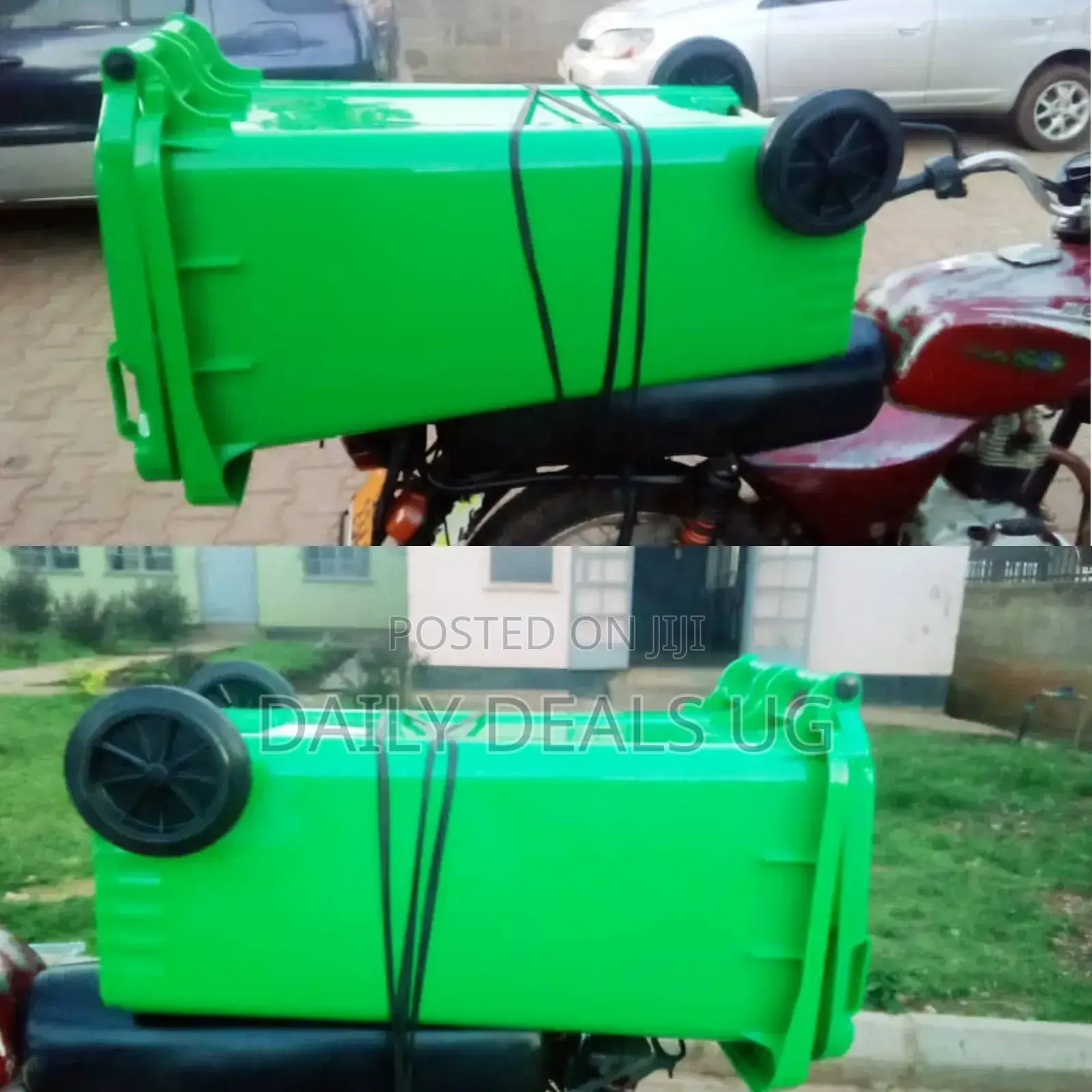 Biggest Green Trash Can