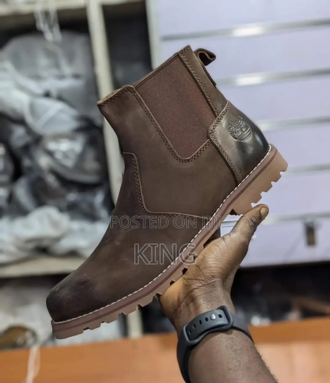 Rle Men Leather Boots