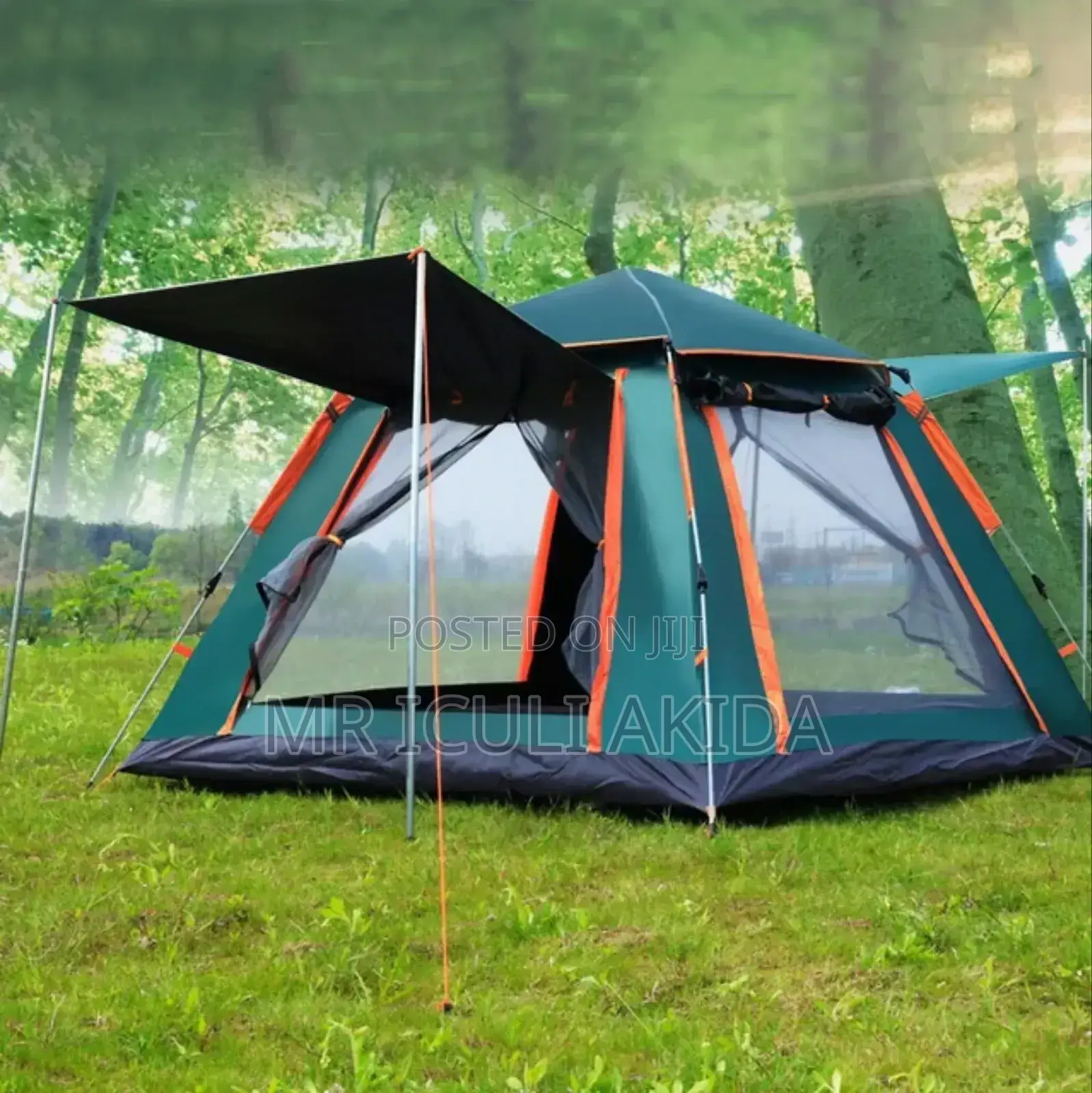 4sleeper Automatic Camping Tent With 4doors a Mosquito Net