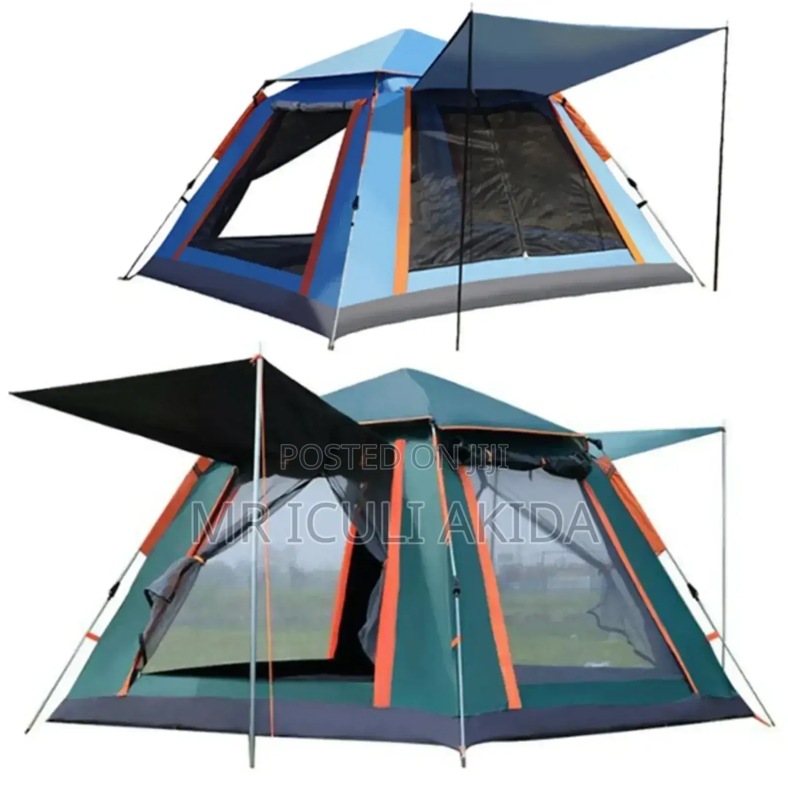 6sleeper Automatic Camping Tent With Vent Mosquito Net