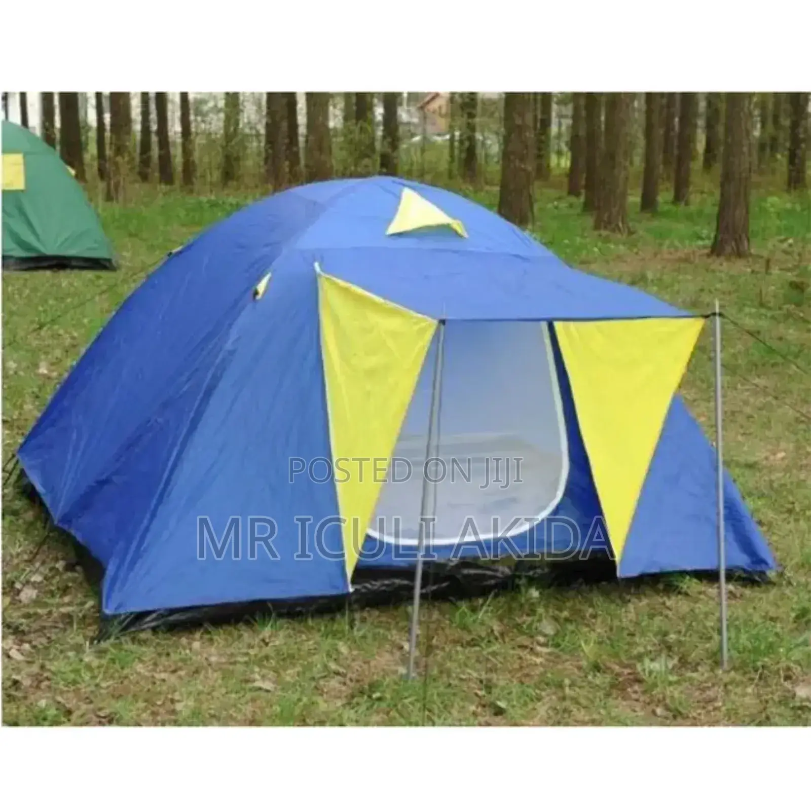 3sleeper Manual Camping Tent With Waterproof Cover Window