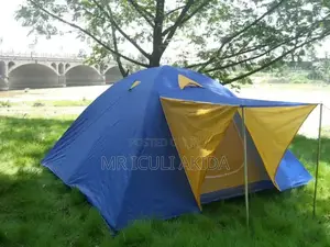 6people Manual Camping Tent With Waterproof Cover 2windows