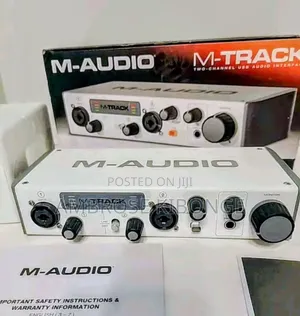 Original M-Audio M-Track Two Channel USB Sound Card Studio.