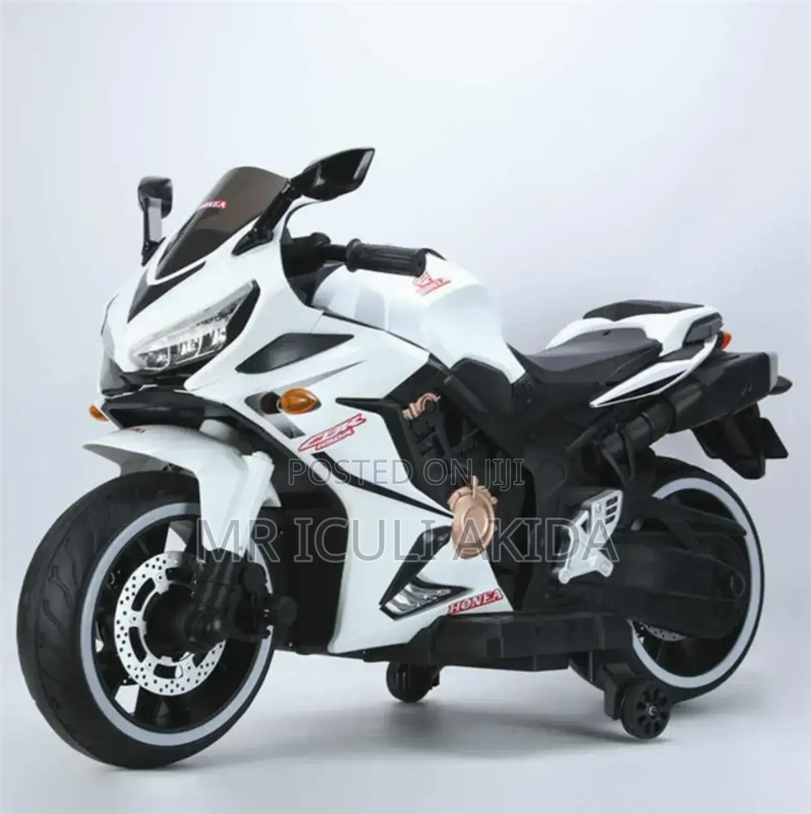 12V Two-Wheel Mini Motorcycle for Children Ride-on Toy White