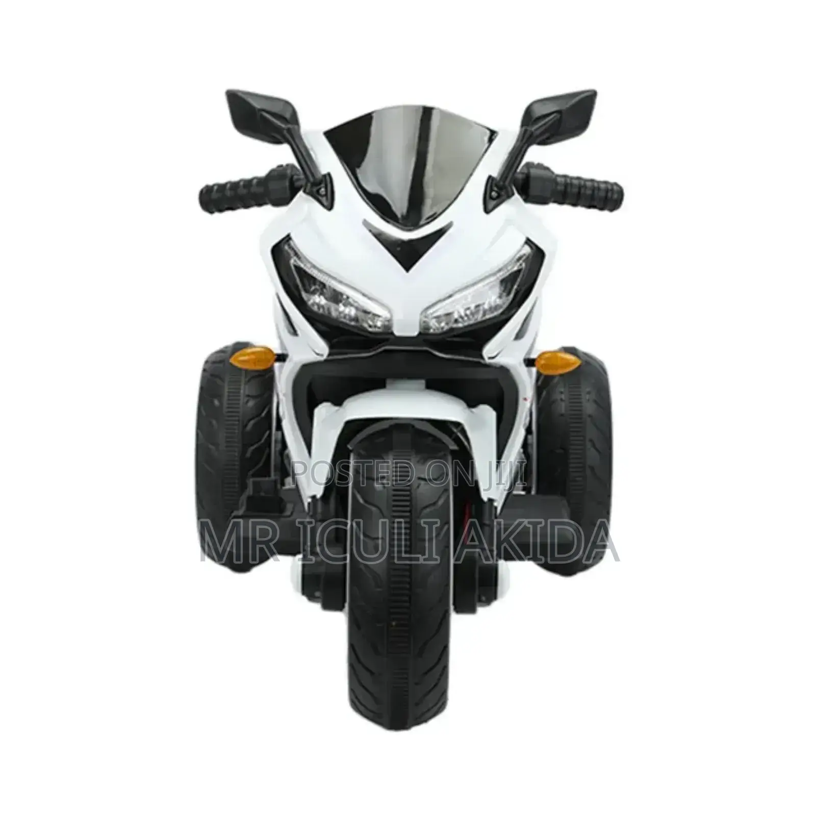 12V Two-Wheel Mini Motorcycle for Children Ride-on Toy White