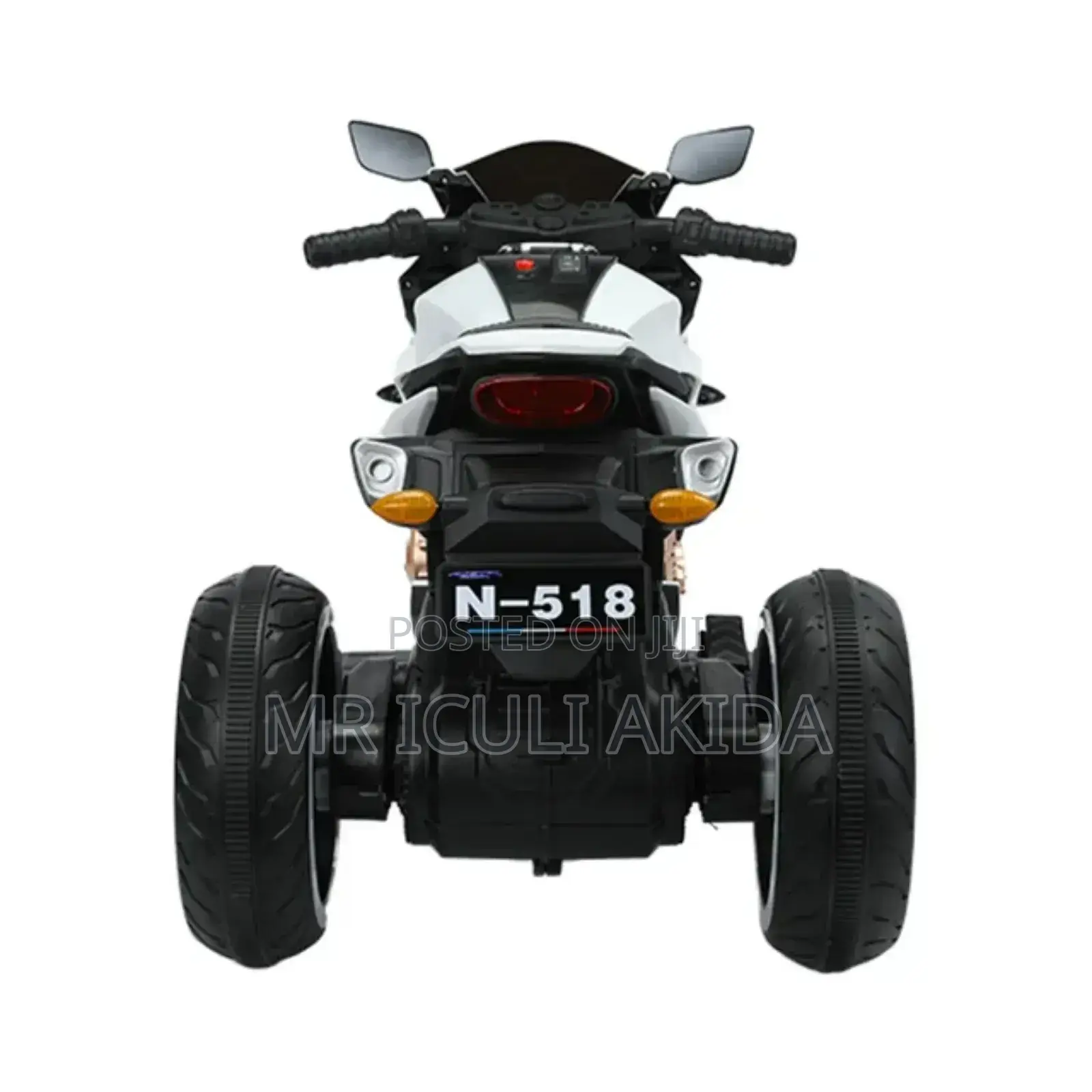 12V Two-Wheel Mini Motorcycle for Children Ride-on Toy White