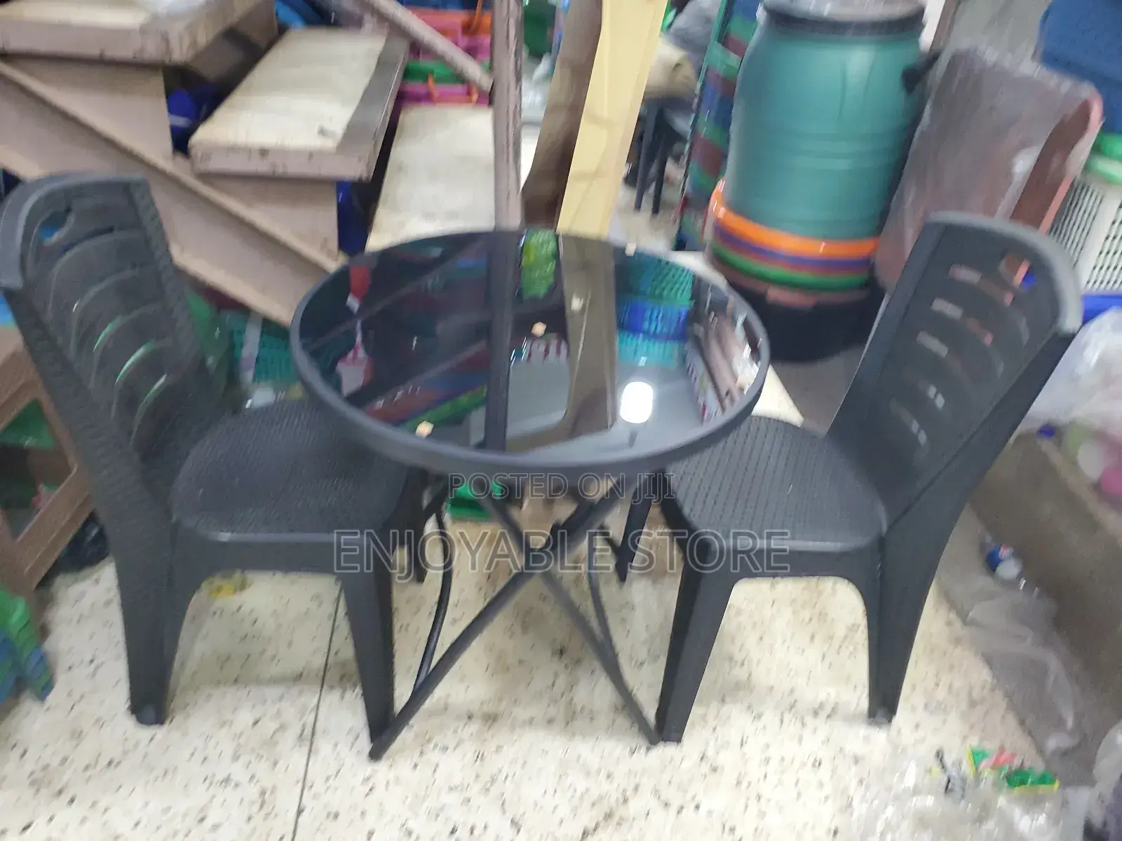 Foldable Table and 2 Chairs