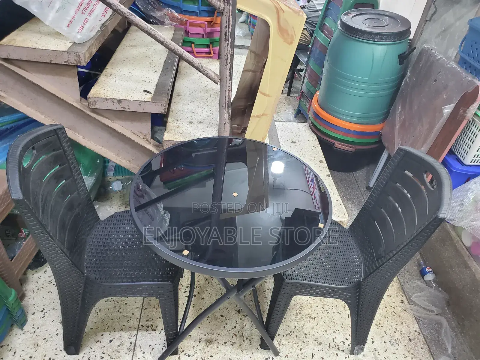 Foldable Table and 2 Chairs