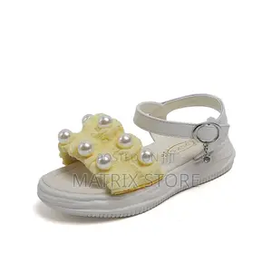 Photo - Girls Sandals Open Toe Mesh Design Sandals Bowknots Flat San