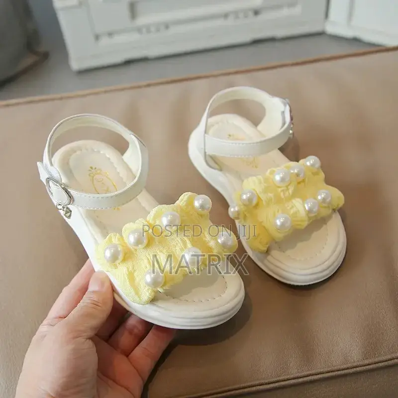 Girls Sandals Open Toe Mesh Design