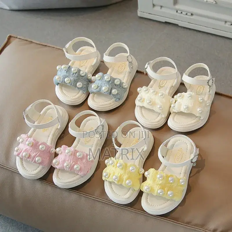 Girls Sandals Open Toe Mesh Design