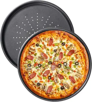 Round Pizza Pan With Nonstick Surface