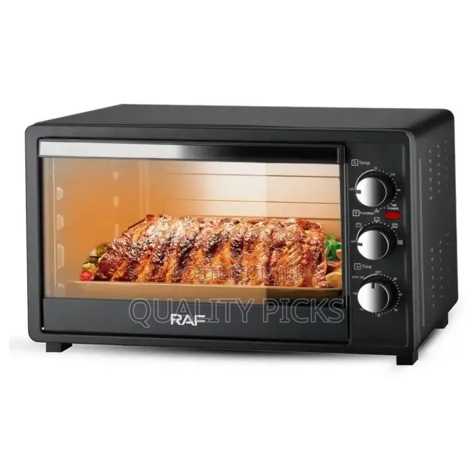 RAF 40 Litres Electric Oven Cooker Grill- Black