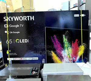Photo - Original Skyworth 65inch Qled Authentic Smart Google TVS
