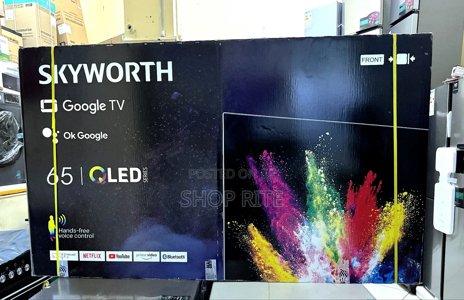 Original Skyworth 65inch Qled Authentic Smart Google TVS