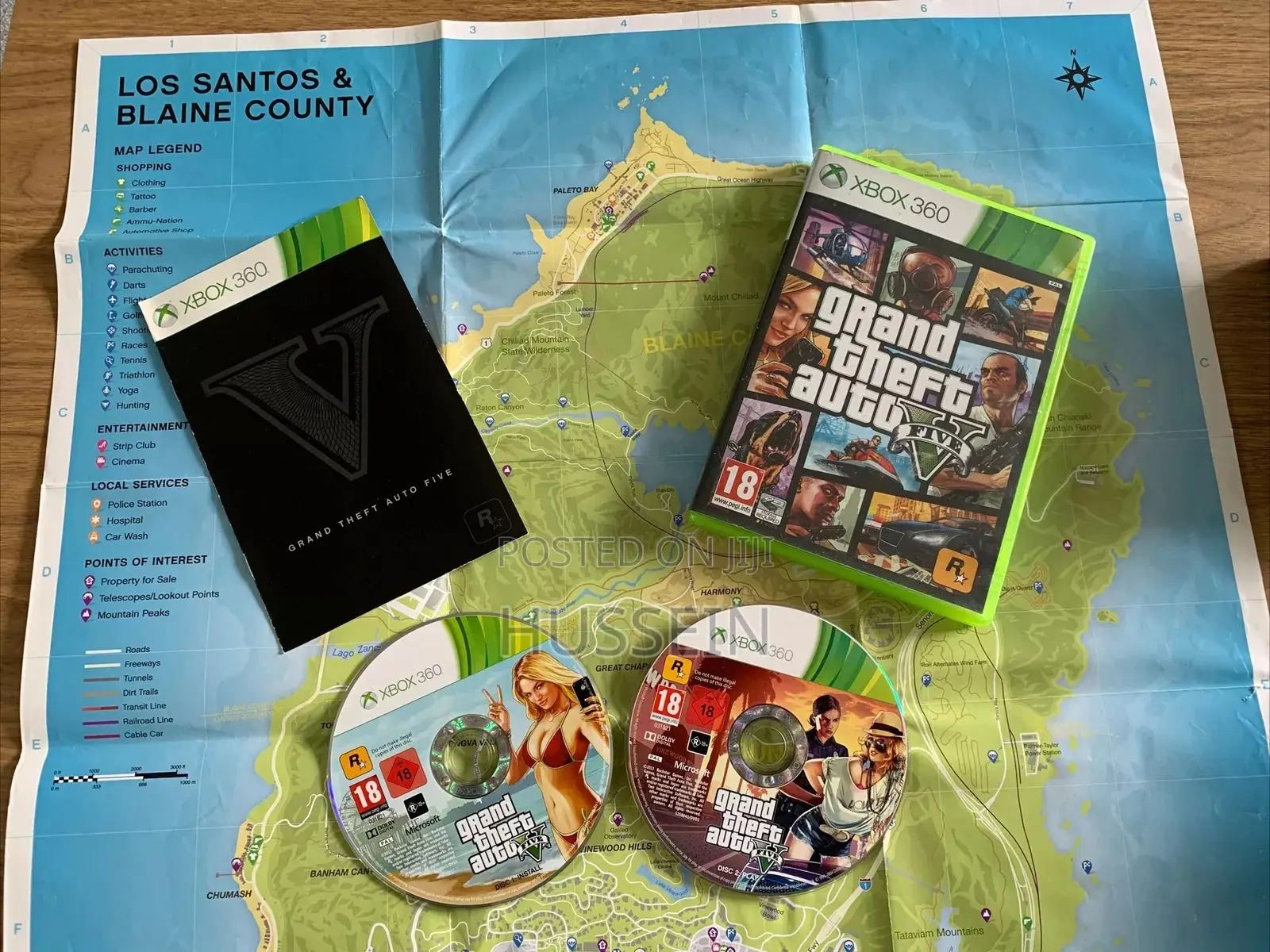 Grand Theft Auto v 5 Xbox 360 Action Adventure Video Game Ma