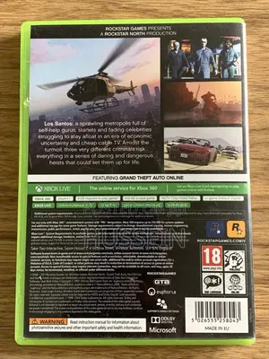 Grand Theft Auto v 5 Xbox 360 Action Adventure Video Game Ma