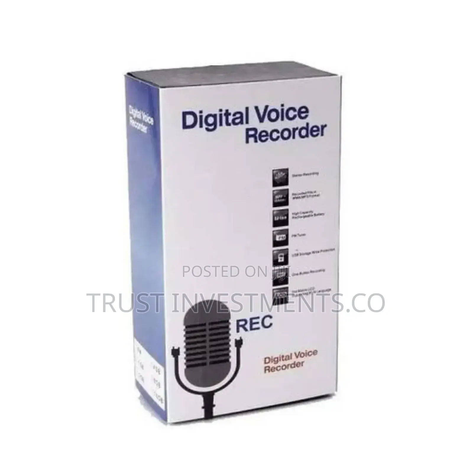 Rechargeable 8GB 650HR Digital Audiovoice Recorderdictaphone