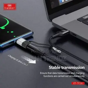 Earldom TC16 Type C to OTG Micro Cable, OTG Micro Usbadapter