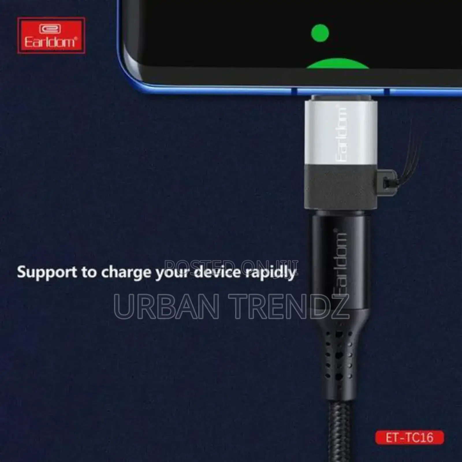 Earldom TC16 Type C to OTG Micro Cable, OTG Micro Usbadapter