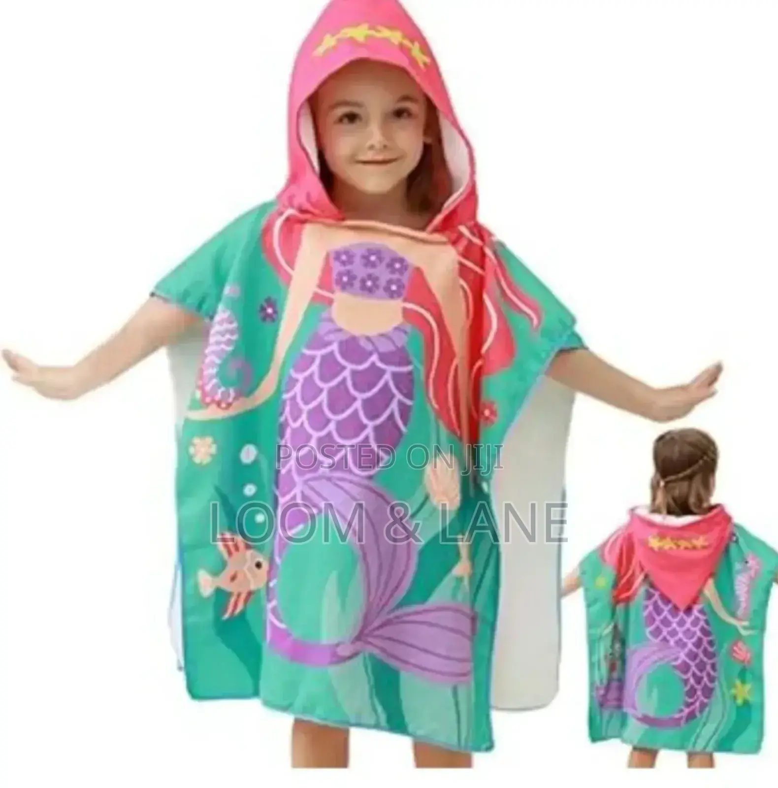Cartoon Design Kids' Hooded Towels