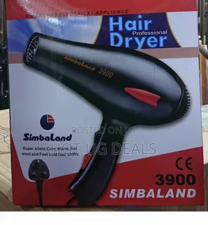 Simbaland X8 Hair Dryer Hd – Black (1 Yr Wrty