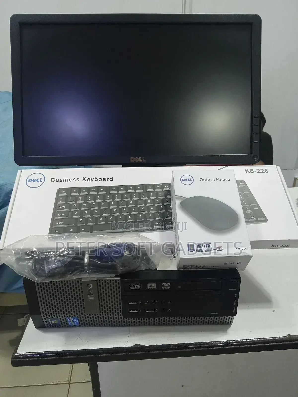 Desktop Computer Dell OptiPlex 7010 8GB Intel Core I5 HDD 500GB