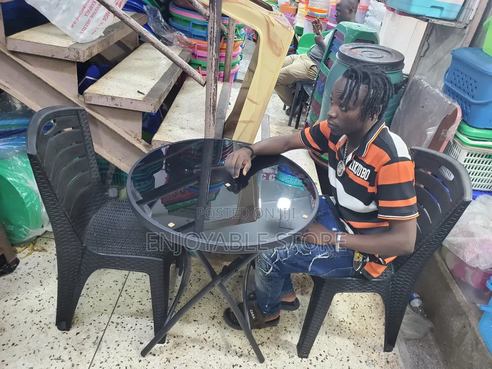 VIP Plastic Chairs and Table