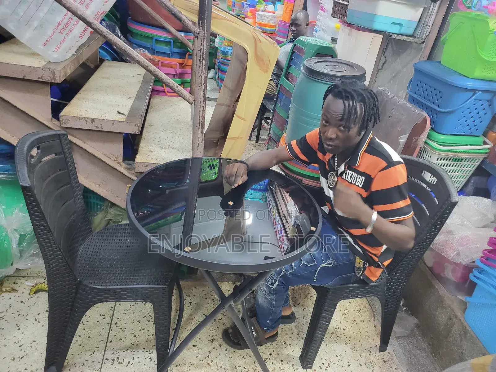 VIP Plastic Chairs and Table