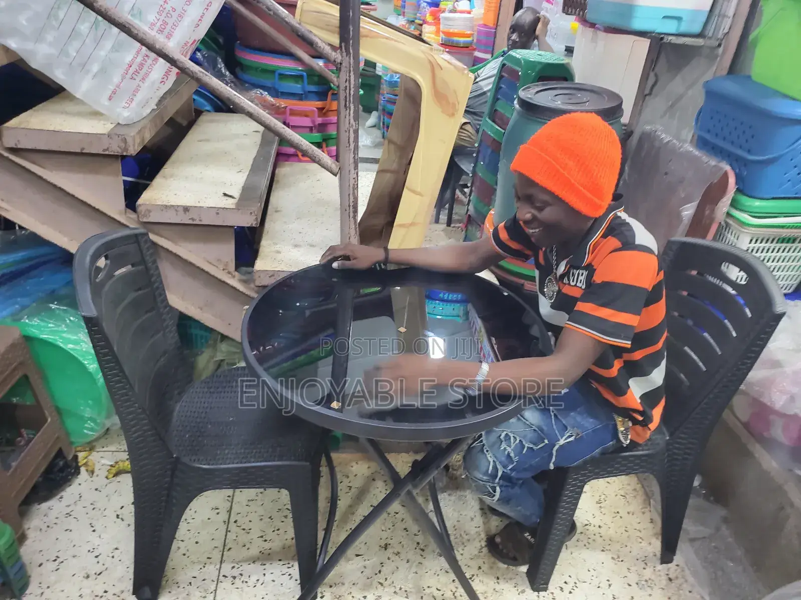VIP Plastic Chairs and Table