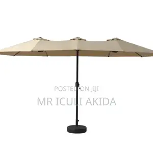 Photo - 15ft/5mtr Phivilla Garden Parasol Umbrella With Solar Lights