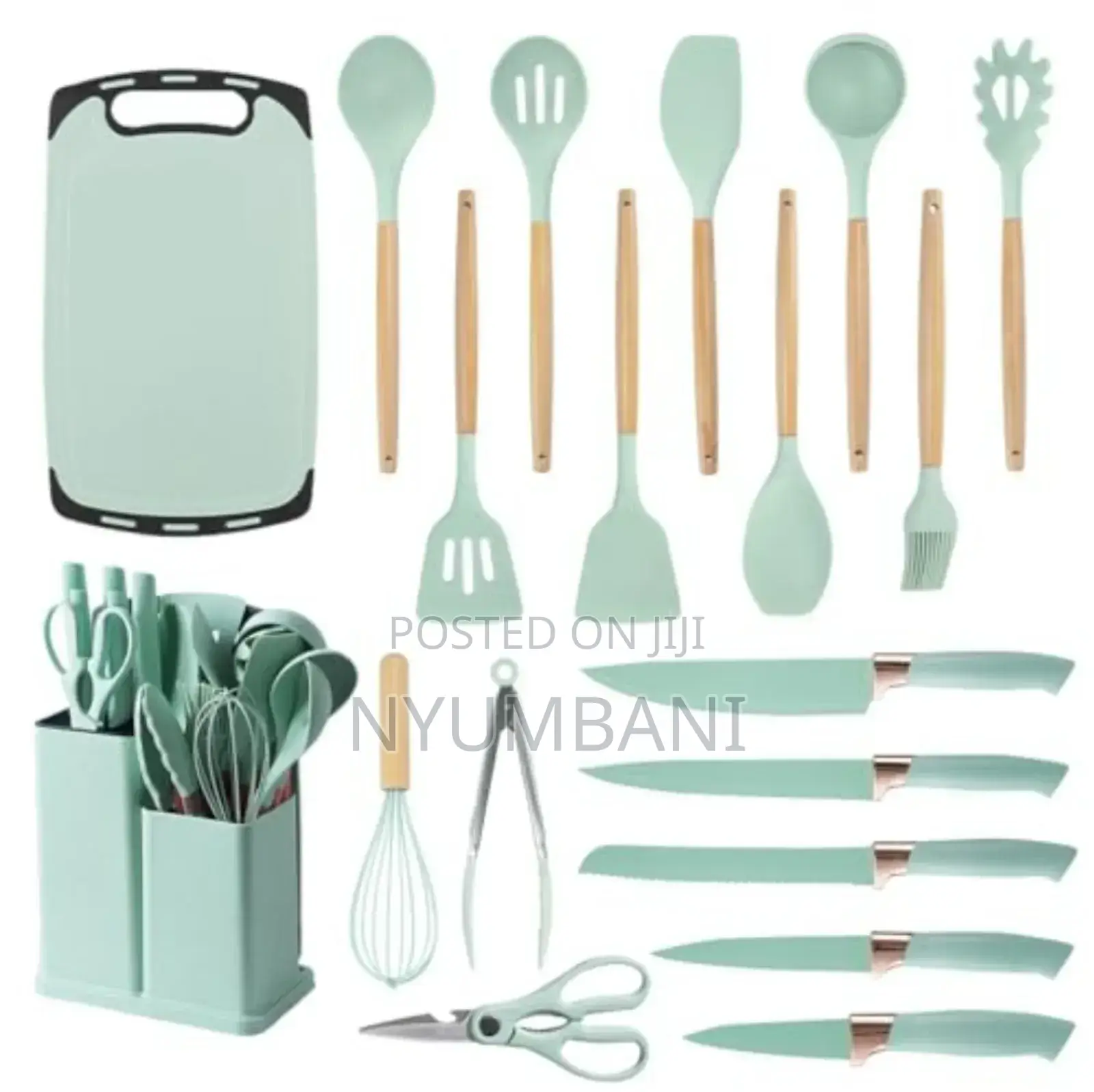 Silcon Spoon Set With Knives