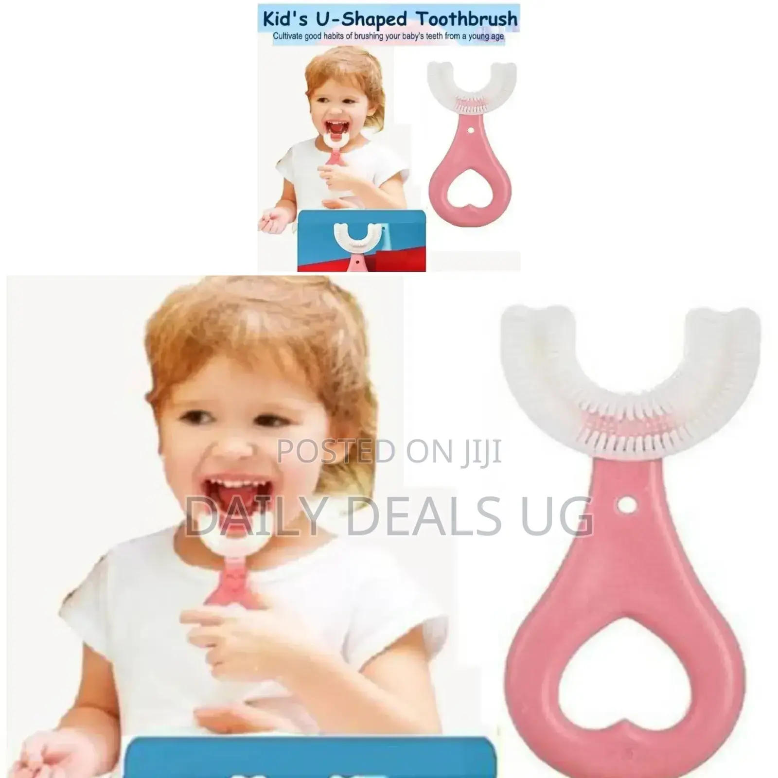 U Shaped Kid's Toothbrush Holder