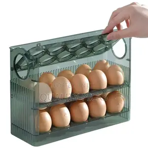 3 Layer Egg Holder for Fridge Storage Container Tray