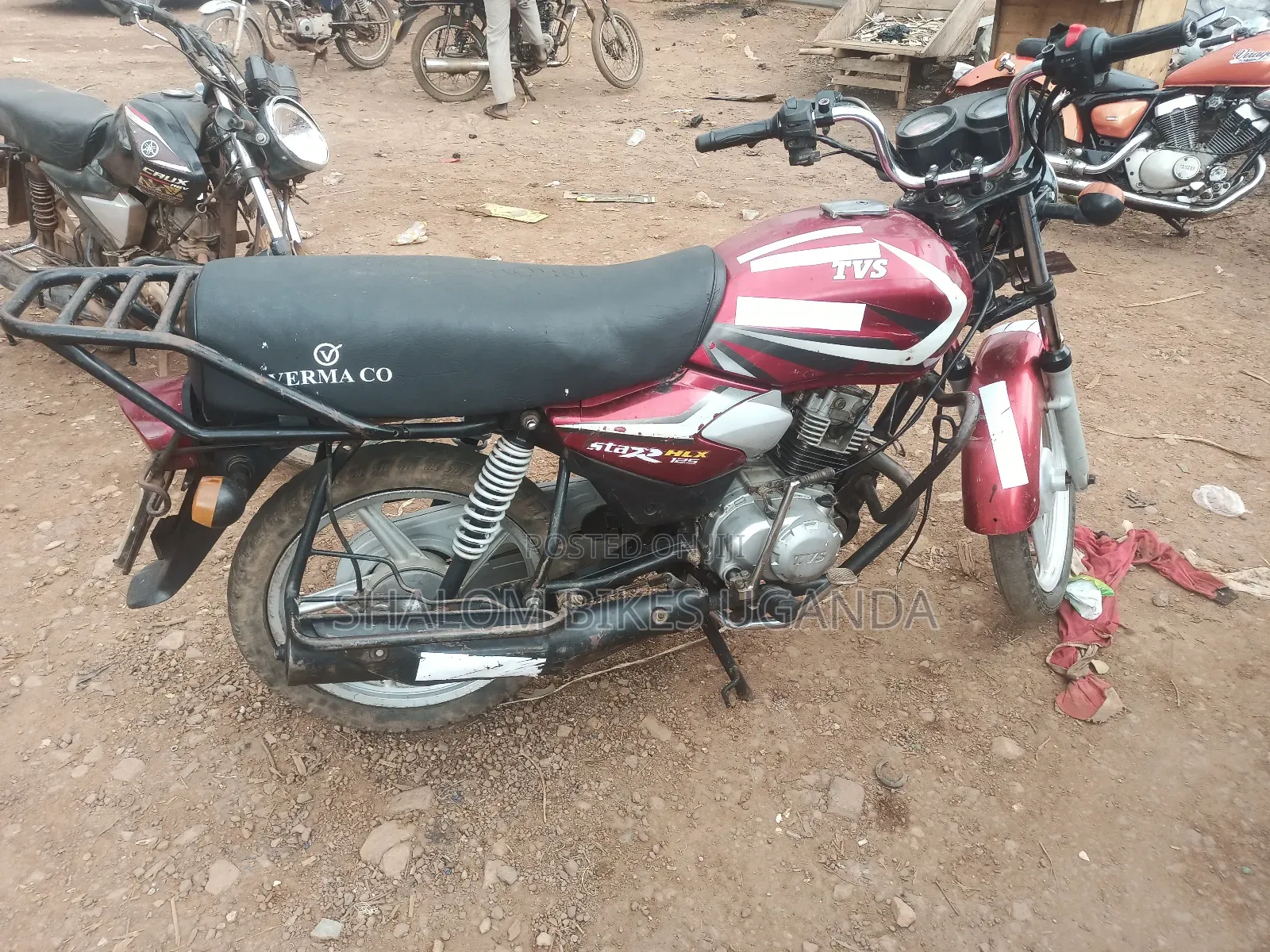 TVS HLX 125 2020 Red