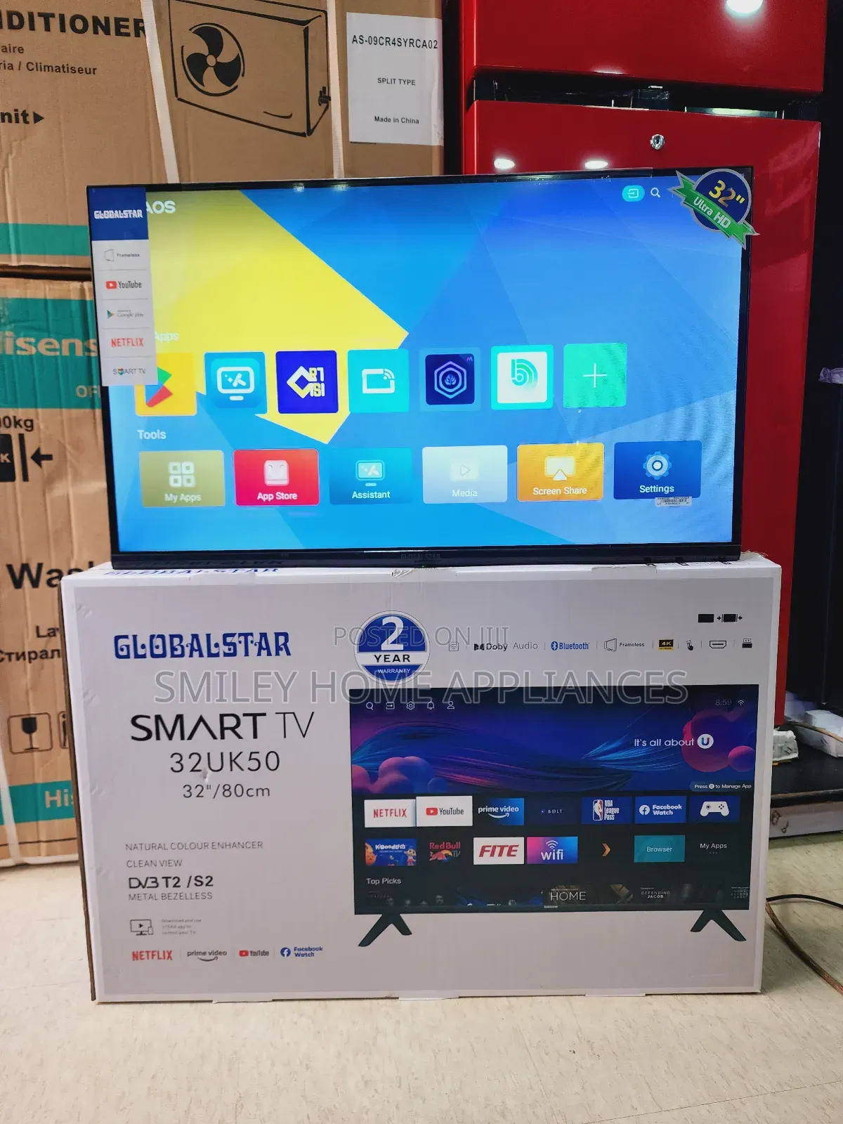 Globalstar Smart Tv 32inches Full HD
