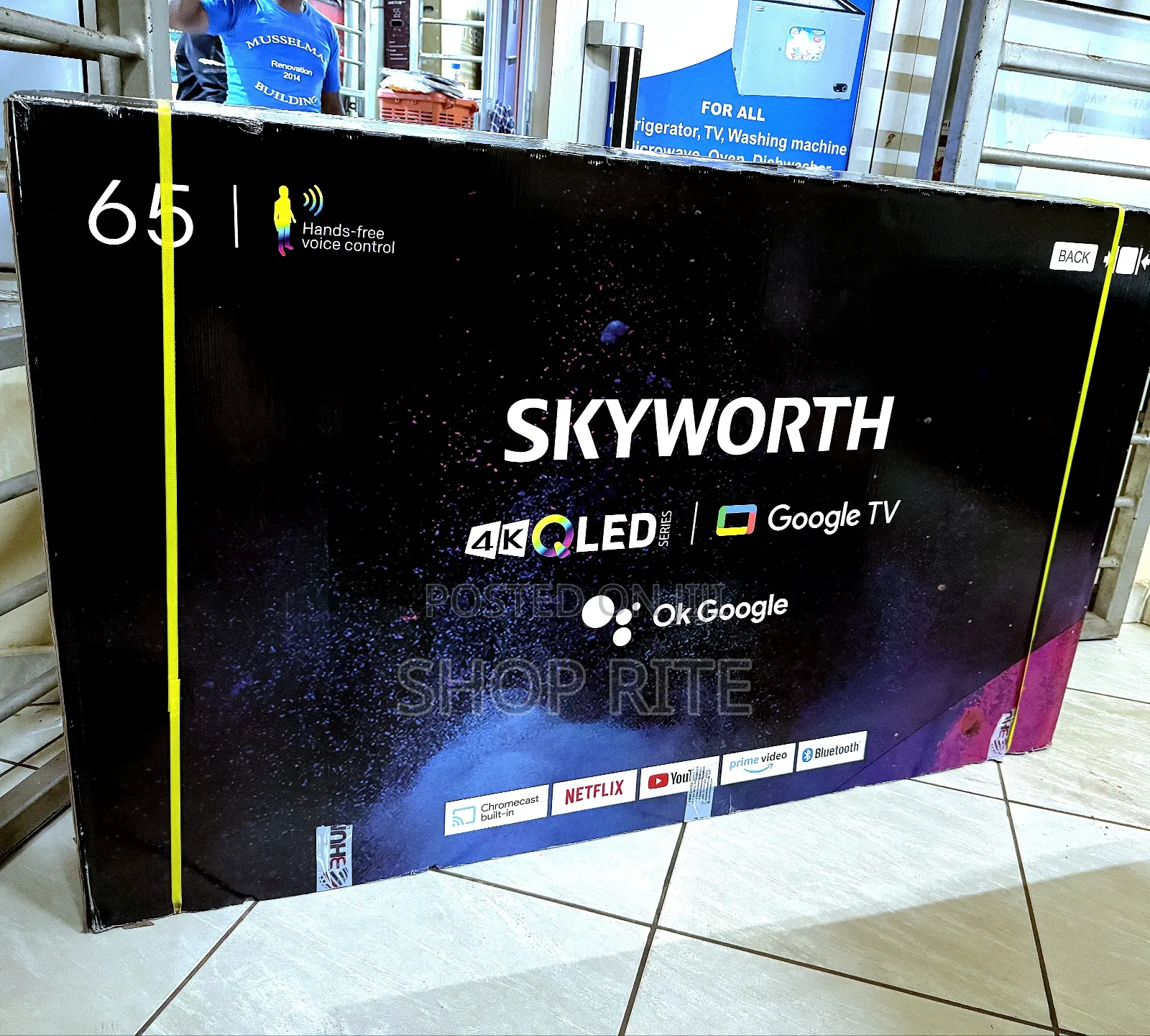 Skyworth 65inch Qled Smart TVS Advanced Technology.