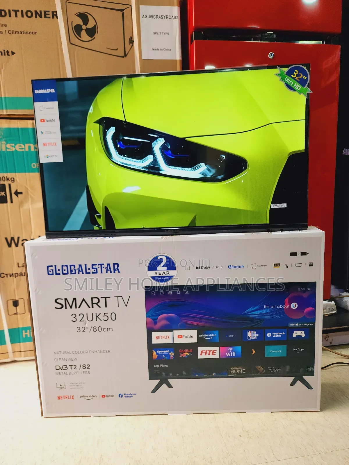 Brandnew Globalstar Smart Tv 32inches