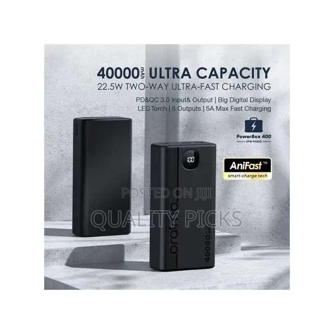 Oraimo 40000mah Powerbox Ultra Charging Power Bank
