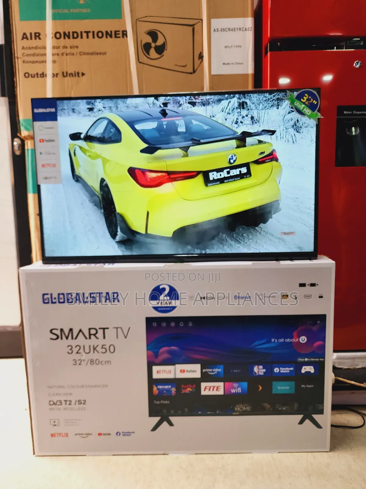 New Flameless 32inches Globalstar Smart Tv