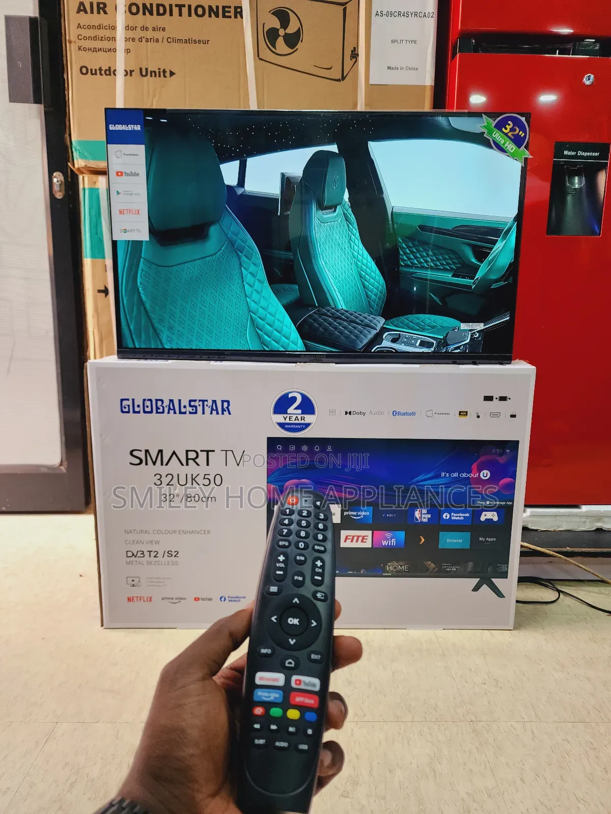 New Flameless 32inches Globalstar Smart Tv
