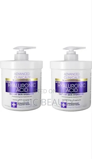 Advanced Clinicals Cream Hyaluronic Acid,Instant Skin Hydrator 454g