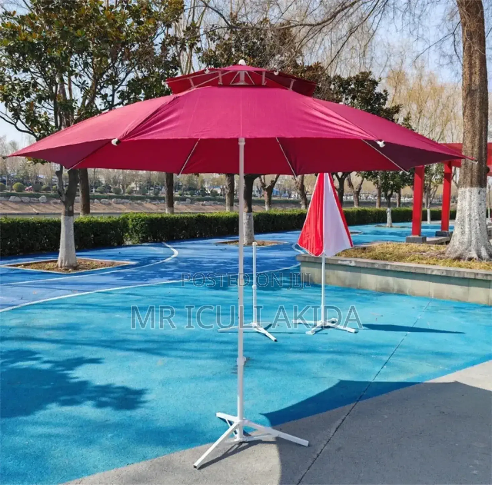 Outdoor Business,Bar,Restaurant Umbrella WTH Overlap Stand