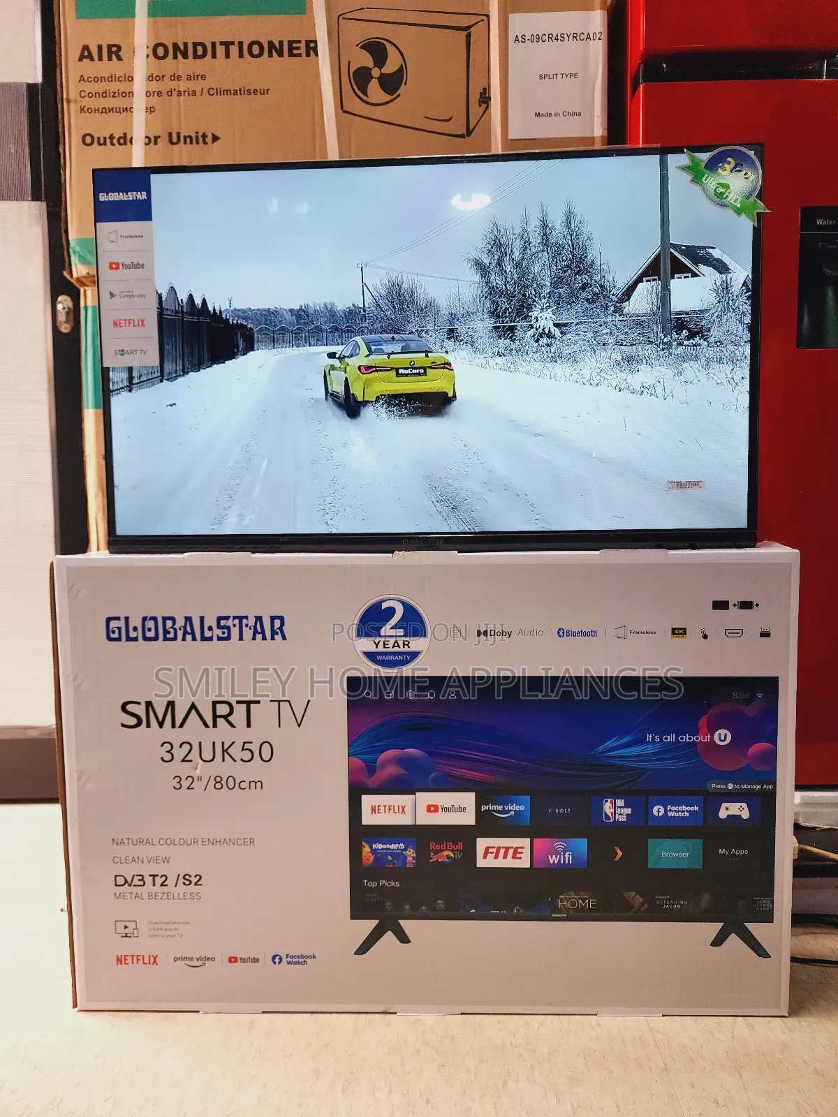 New Stock Globalstar Smart Tv 32inches
