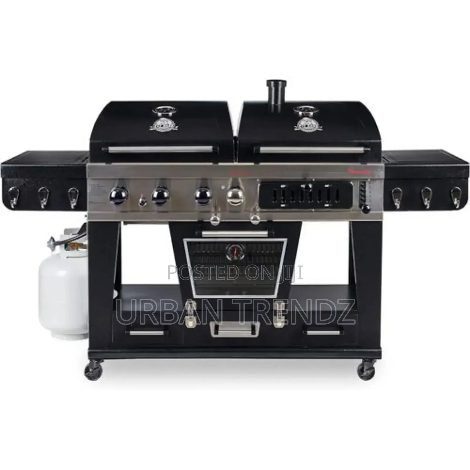 Ultimate 4-in-1 LP Gas ,Charcoal Combo Barbecue Grill