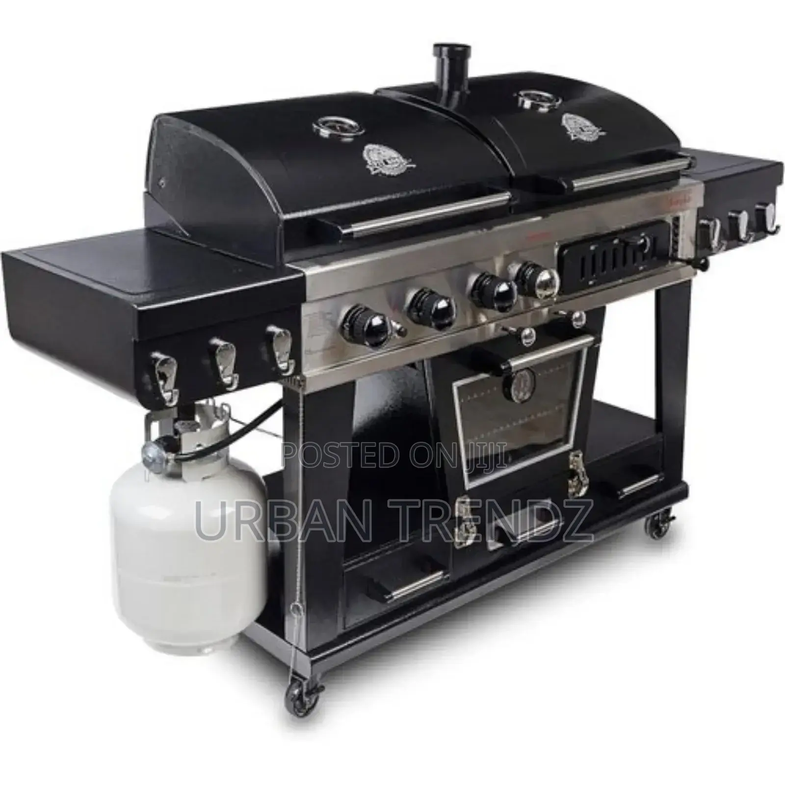 Ultimate 4-in-1 LP Gas ,Charcoal Combo Barbecue Grill